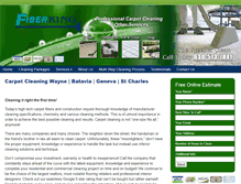 Tablet Screenshot of fiberkingcleaning.com